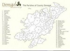 Donegal Civil Parishes  